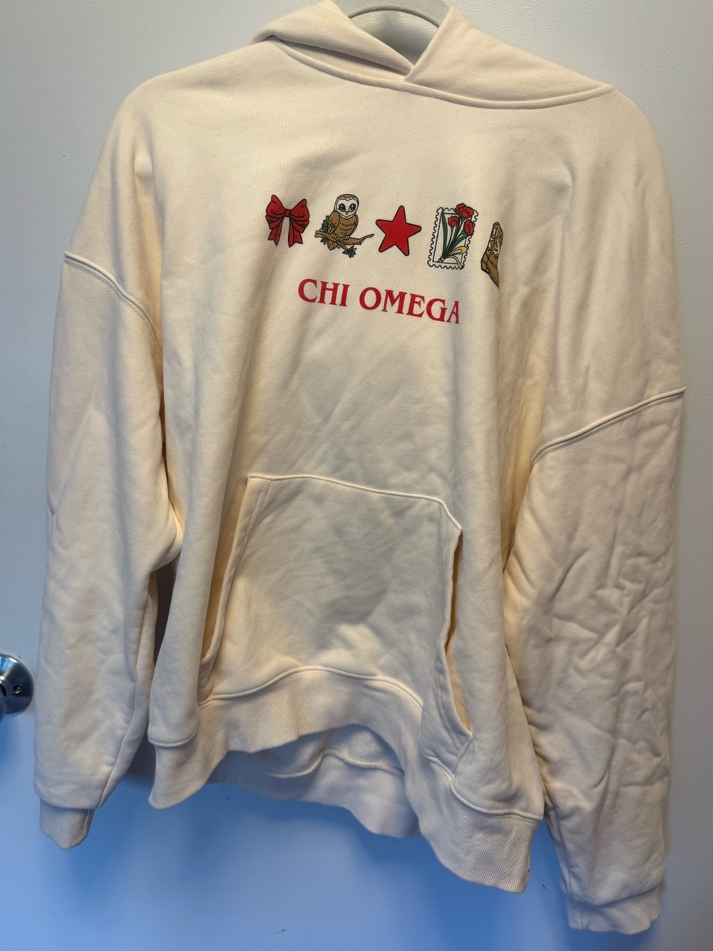 Chi omega custom heavyweight hoodie
